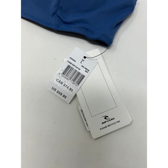 Rip Curl Classic Surf D-DD Top - Vintage Navy - Large - NWT - Picture 5 of 6